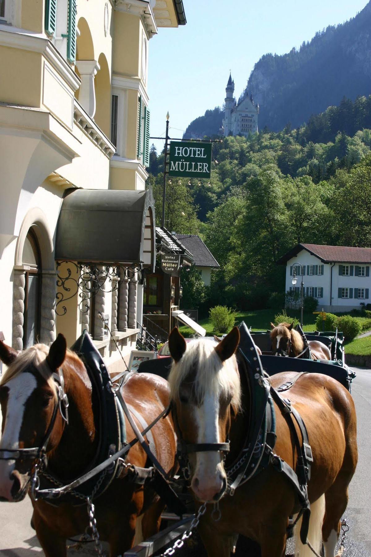Hotel Mueller Hohenschwangau Exterior foto